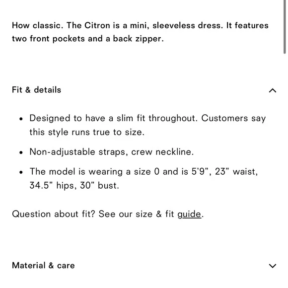 Reformation citron dress in navy stripe - Picture 2 of 6